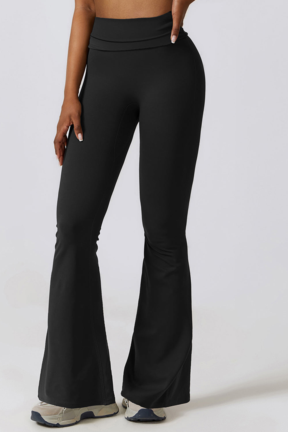 Halter Neck Flare Sport Jumpsuit